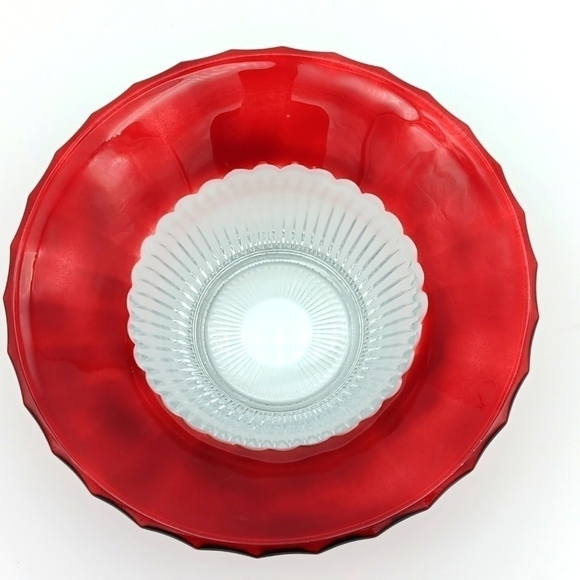 Mikasa Crimson Dawn Hostess Bowl NIB - Picture 4 of 6